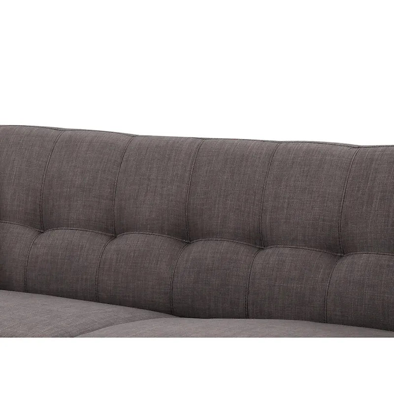 Carson Carrington Stykkisholmur Mid-century Modern Charcoal Sofa