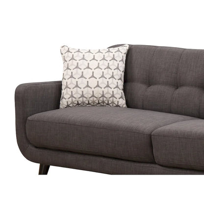 Carson Carrington Stykkisholmur Mid-century Modern Charcoal Sofa