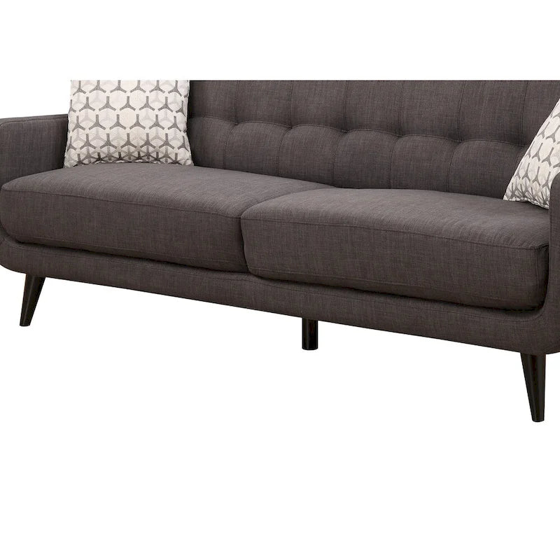 Carson Carrington Stykkisholmur Mid-century Modern Charcoal Sofa
