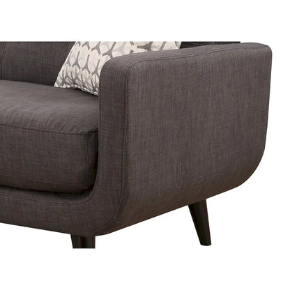 Carson Carrington Stykkisholmur Mid-century Modern Charcoal Sofa