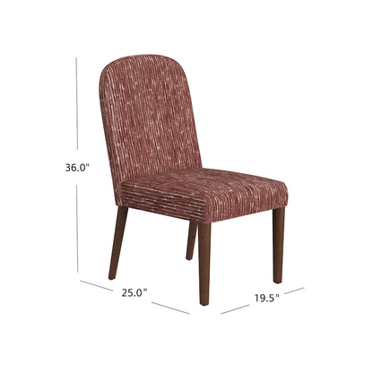HomePop Rounded back Upholstered Dining chair-Single Pack