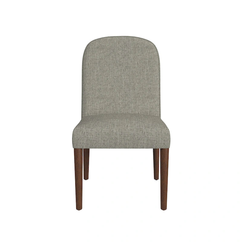 HomePop Rounded back Upholstered Dining chair-Single Pack