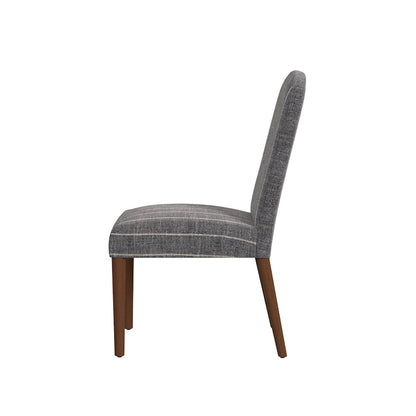 HomePop Rounded back Upholstered Dining chair-Single Pack