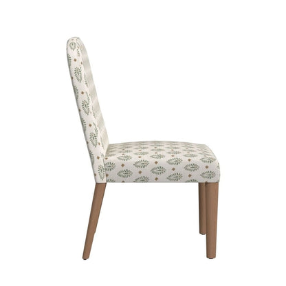 HomePop Rounded back Upholstered Dining chair-Single Pack