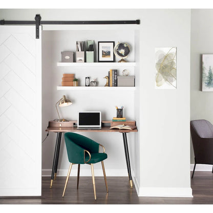 Silver Orchid Battista Glam Gold Upholstered Chair - N/A