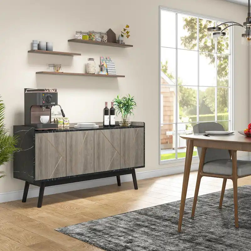 Kitchen Sideboard Buffet Table Buffet Cabinet with Storage