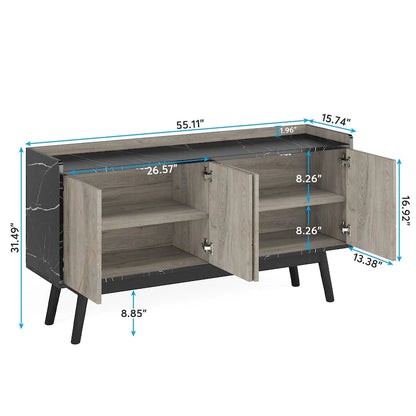 Kitchen Sideboard Buffet Table Buffet Cabinet with Storage