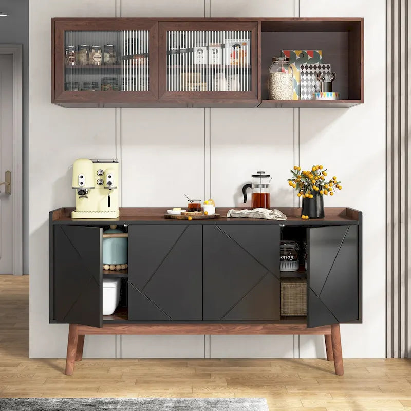 Kitchen Sideboard Buffet Table Buffet Cabinet with Storage