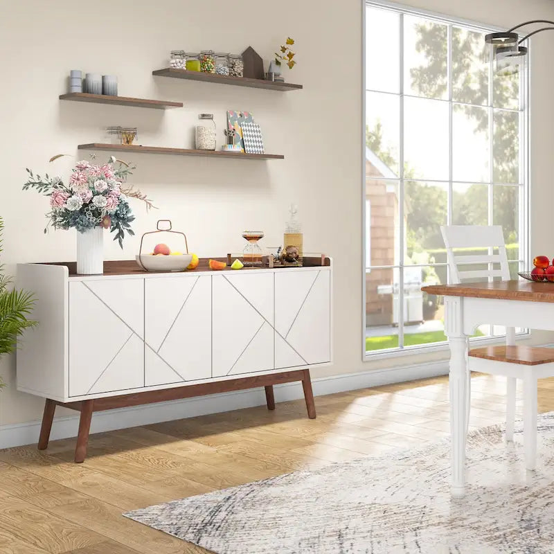 Kitchen Sideboard Buffet Table Buffet Cabinet with Storage
