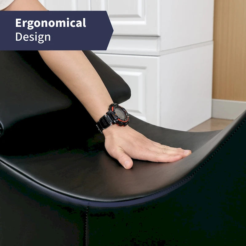 Mixoy Indoor Yoga Chair,Curved Yoga Chaise Lounge Chair for Adults Stretching Exercising Relaxing