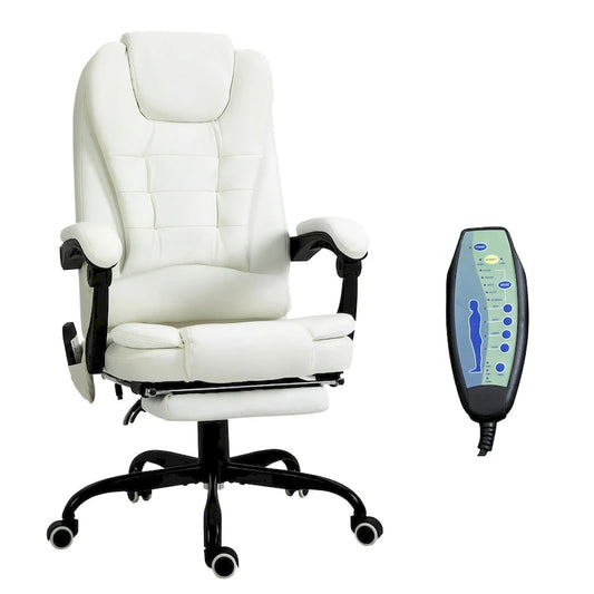 Vinsetto 7-Point Massage Office Chair High Back Executive Recliner