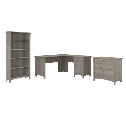 Salinas 3-piece Desk, Cabinet, and Bookcase Set by Bush Furniture