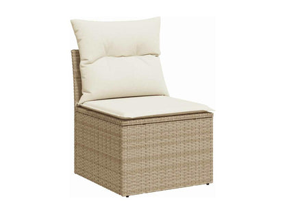 Beige Woven Resin Wicker Outdoor Furniture Set - dlz1766456629295