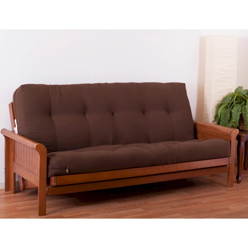 7-inch Thick Twill Futon Mattress (Twin, Full, or Queen)