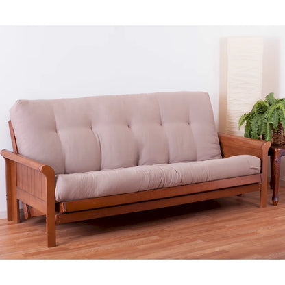 7-inch Thick Twill Futon Mattress (Twin, Full, or Queen)