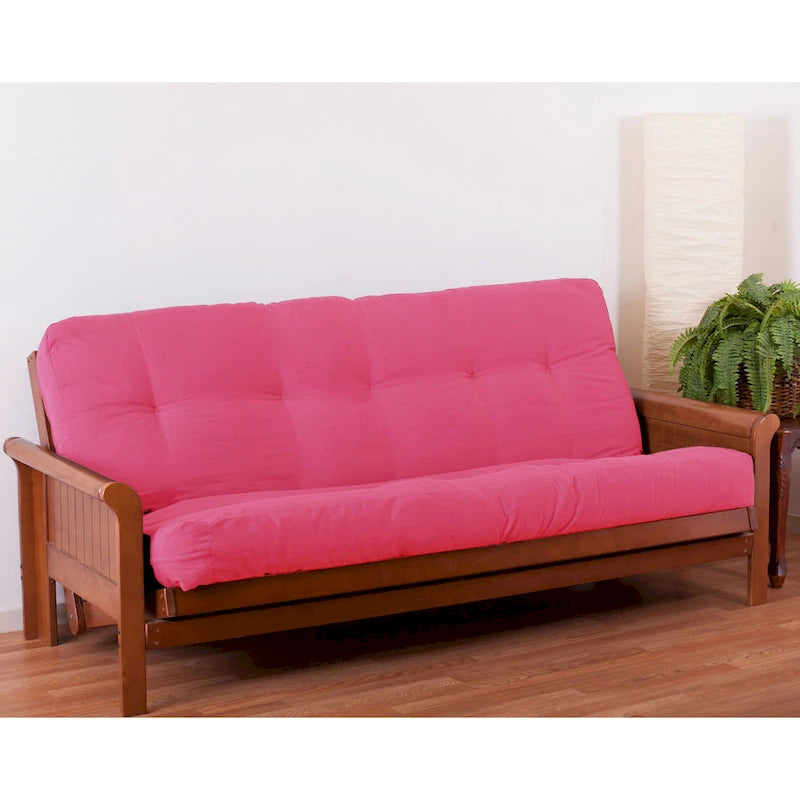 7-inch Thick Twill Futon Mattress (Twin, Full, or Queen)