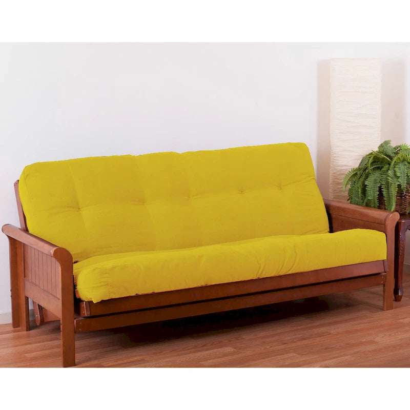 7-inch Thick Twill Futon Mattress (Twin, Full, or Queen)