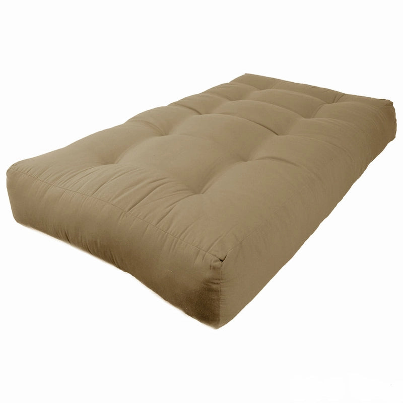 7-inch Thick Twill Futon Mattress (Twin, Full, or Queen)