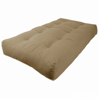 7-inch Thick Twill Futon Mattress (Twin, Full, or Queen)
