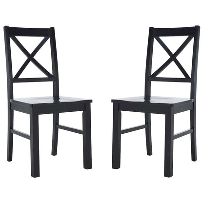 SAFAVIEH Concetta White/Natural Dining Chair - 17.5  W x 19.5  L x 37  H - 18 W x 20 D x 37 H