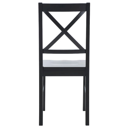 SAFAVIEH Concetta White/Natural Dining Chair - 17.5  W x 19.5  L x 37  H - 18 W x 20 D x 37 H