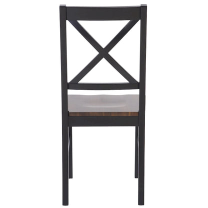 SAFAVIEH Concetta White/Natural Dining Chair - 17.5  W x 19.5  L x 37  H - 18 W x 20 D x 37 H