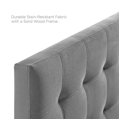 Copper Grove Worishofen Full-size Tufted Velvet Headboard