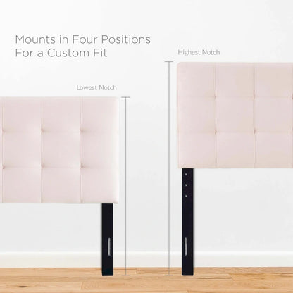 Copper Grove Worishofen Full-size Tufted Velvet Headboard