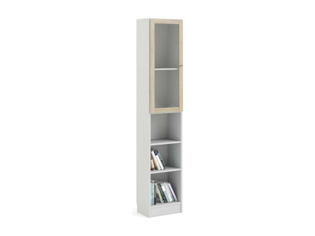 White Oak Wood Bookcase, 41 x 28 cm