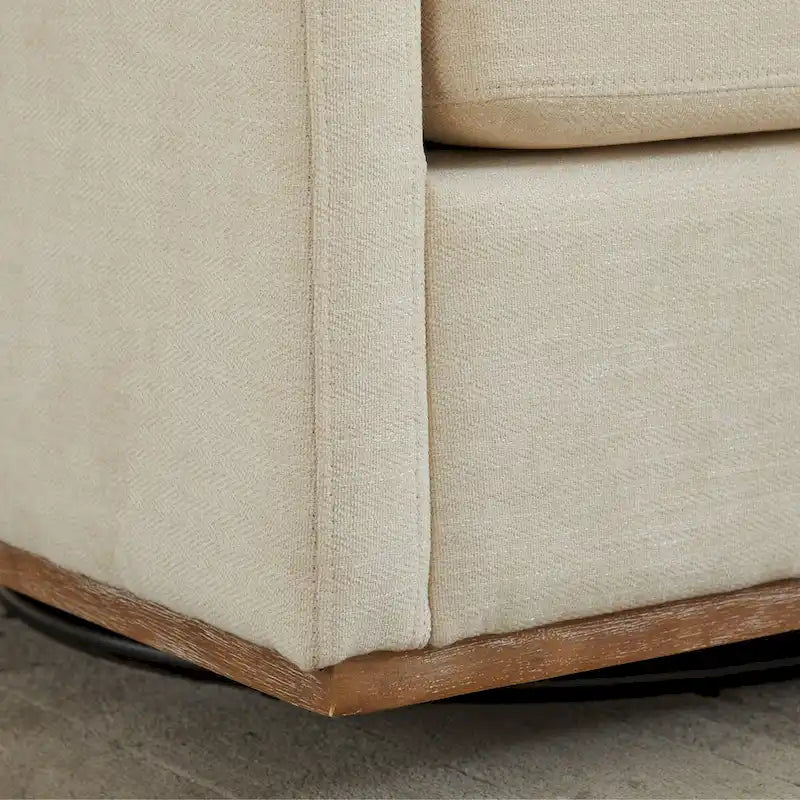 Mid Century Modern Swivel Accent Chair, 360 Degree Swivel Armchair For Living Room, Bedroom