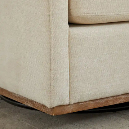 Mid Century Modern Swivel Accent Chair, 360 Degree Swivel Armchair For Living Room, Bedroom