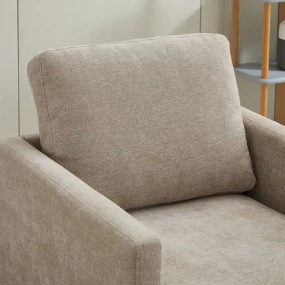 Mid Century Modern Swivel Accent Chair, 360 Degree Swivel Armchair For Living Room, Bedroom