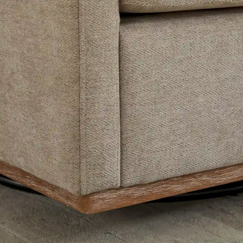 Mid Century Modern Swivel Accent Chair, 360 Degree Swivel Armchair For Living Room, Bedroom