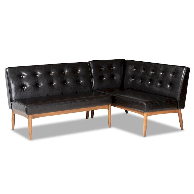 Carson Carrington Isaksbo Mid-century Modern 4-piece Dining Nook Set