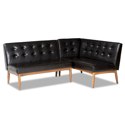 Carson Carrington Isaksbo Mid-century Modern 4-piece Dining Nook Set