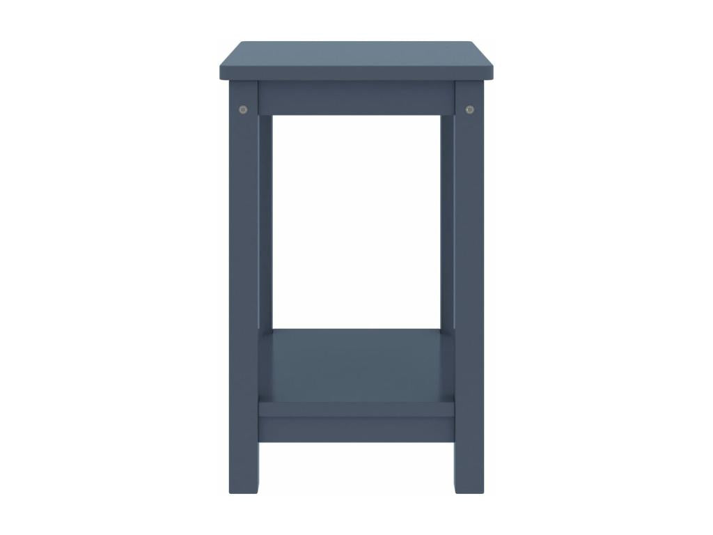 Gray Pine Wood Table, 35 x 30 x 47 cm