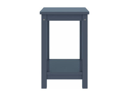 Gray Pine Wood Table, 35 x 30 x 47 cm