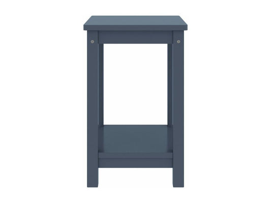 Gray Pine Wood Table, 35 x 30 x 47 cm