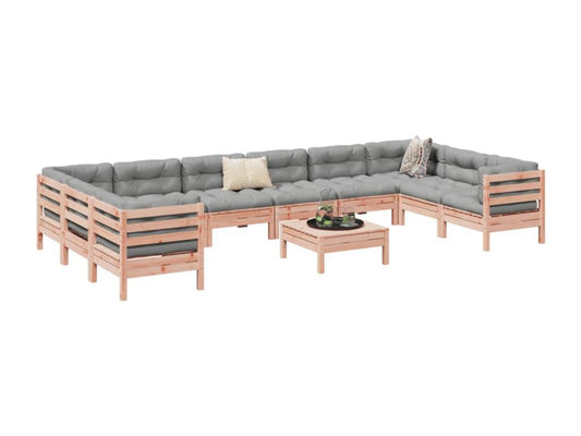Brown Solid Wood Outdoor Furniture Set - dlz1766456884479