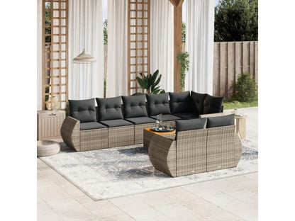 Gray Woven Resin Wicker Outdoor Furniture Set - dlz1766456554078