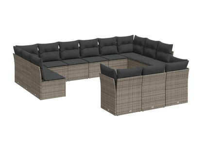 Gray Woven Resin Wicker Outdoor Furniture Set - dlz1766456963419