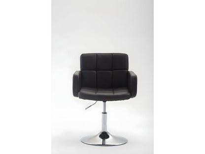 Brown Faux Leather Chair