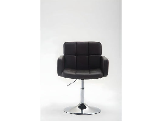 Brown Faux Leather Chair