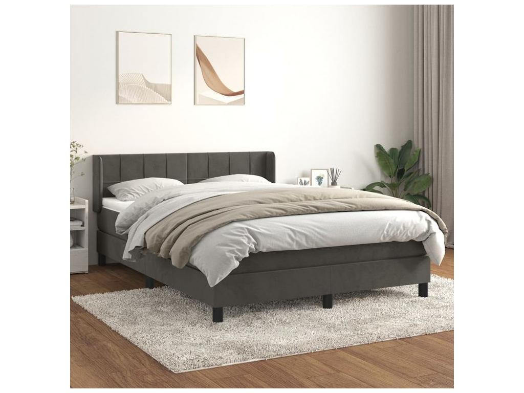 White Velvet Mattress, 140 x 190 cm