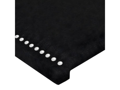 Black Fabric Home Furniture, 163 x 16 x 118 cm