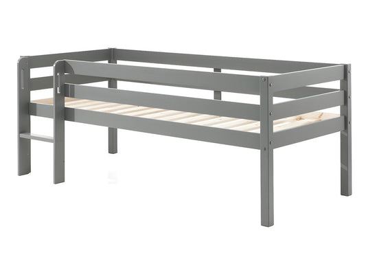 Gray Kids Bed Frame, 90 x 200 cm