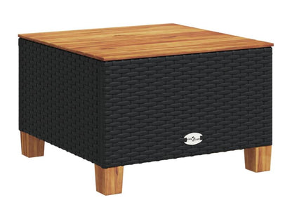 Black Woven Resin Wicker Outdoor Furniture Set - dlz1766456872189