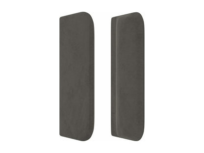 Gray Velvet Home Furniture, 93 x 16 x 78 cm