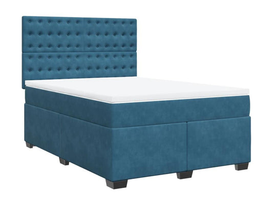 Blue Velvet Mattress, 140 x 200 cm