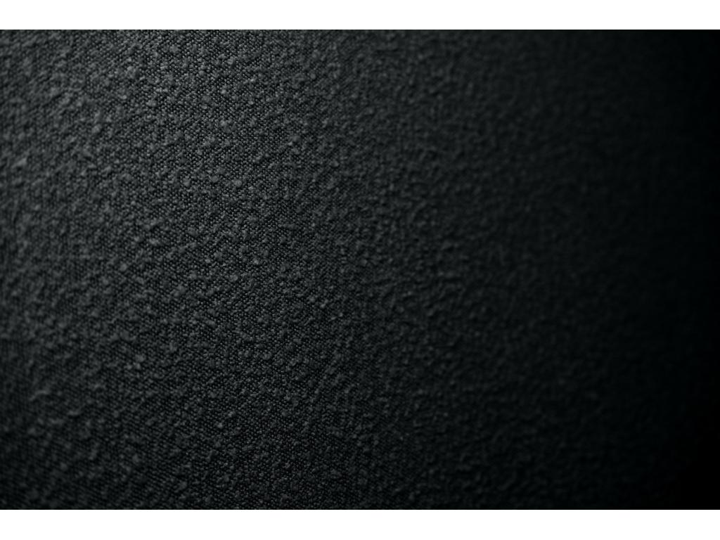 Black Boucle Fabric Home Furniture, 90 x 190 cm